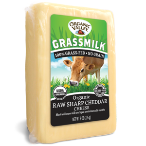 Raw Sharp Cheddar Cheese Grass
