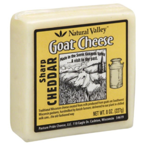Sharp Cheddar Goat Cheese