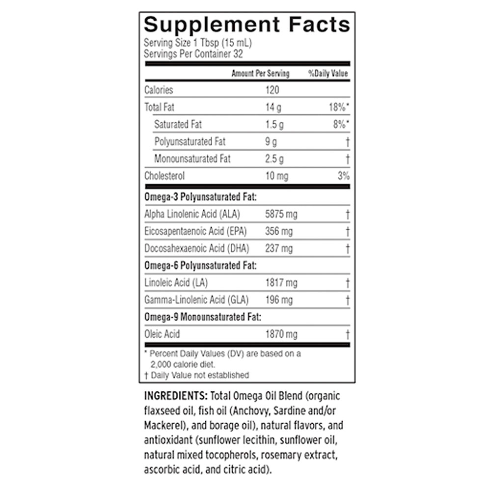 Total Omega 3 6 9 Lemon Cook s Natural Market