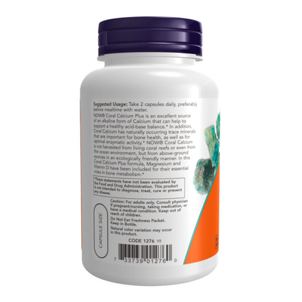 Coral Calcium Plus Veg 100 Capsules - Image 3