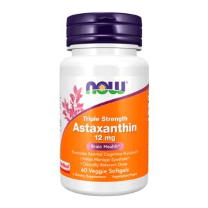 Astaxanthin 12 mg, Triple Strength Veggie Softgels