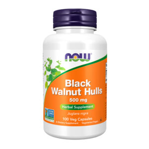 Black Walnut Hulls 500 mg 100 Veg Capsules