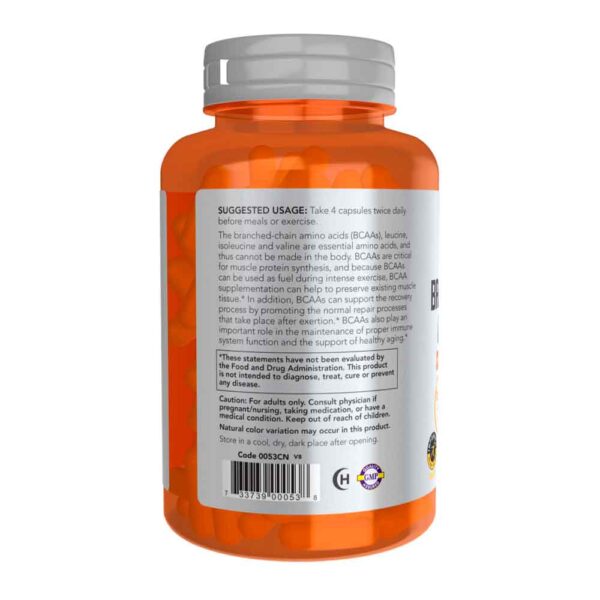 Branched Chain Amino Acids 120 Veg Capsules - Image 3