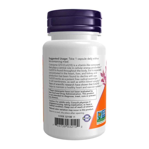 CoQ10 100 mg with Hawthorn Berry 180 Veg Capsules - Image 3