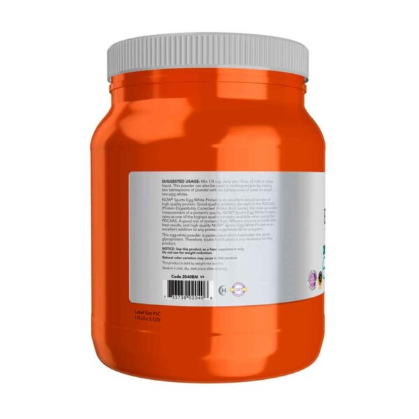 Egg White Protein, Unflavored Powder 1.2 lbs - Image 3