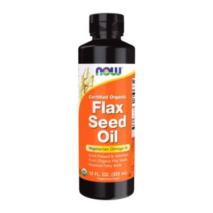 Flax Seed Oil Liquid, Organic 12 fl oz