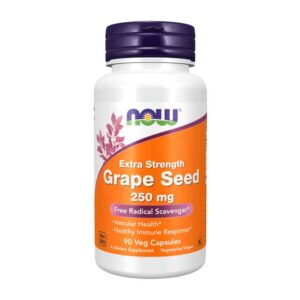 Grape Seed, Extra Strength 250 mg Veg Capsules