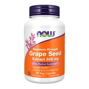 Grape Seed Extract, Maximum Strength 500 mg Veg Capsules