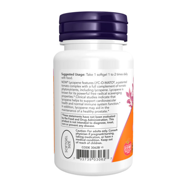 Lycopene 20 mg 50 Softgels - Image 3