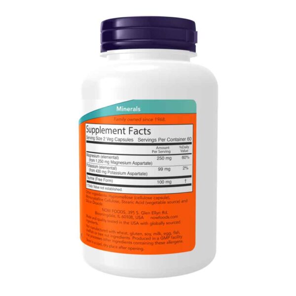 Magnesium & Potassium Aspartate Veg Capsules - Image 2