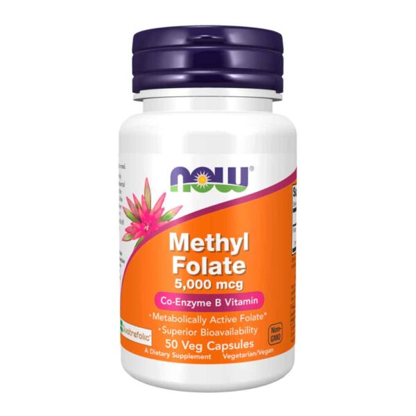 Methyl Folate 5000 mcg Veg Capsules