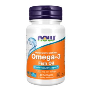 Omega-3 Fish Oil, 3Molecularly Distilled 30 Softgels