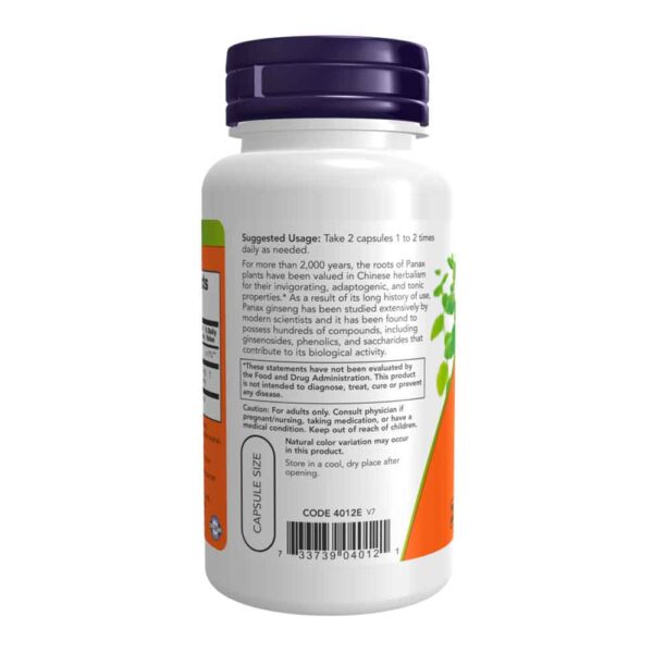 Panax Ginseng Extract 100 Veg Capsules - Image 3