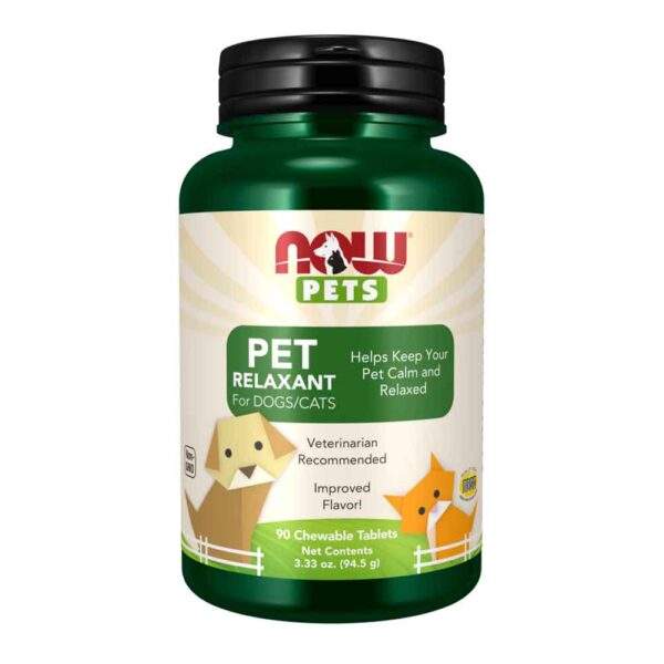 Pet Relaxant Chewable Tablets for Dogs & Cats