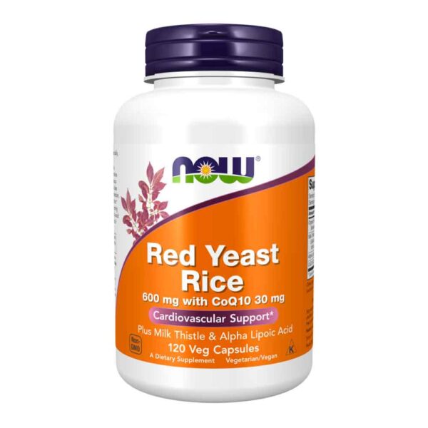 Red Yeast Rice 600 mg with CoQ10 30 mg 120 Veg Capsules