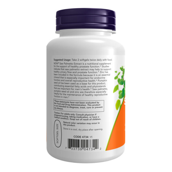 Saw Palmetto Extract Softgels - Image 3