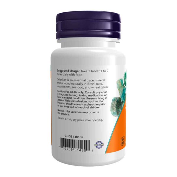 Selenium 100 mcg 100 Tablets - Image 3