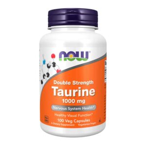 Taurine, Double Strength 1000 mg 100 Veg Capsules