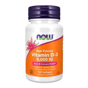 Vitamin D-3 5000 IU 120 Softgels
