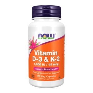 Vitamin D-3 & K-2 Veg Capsules